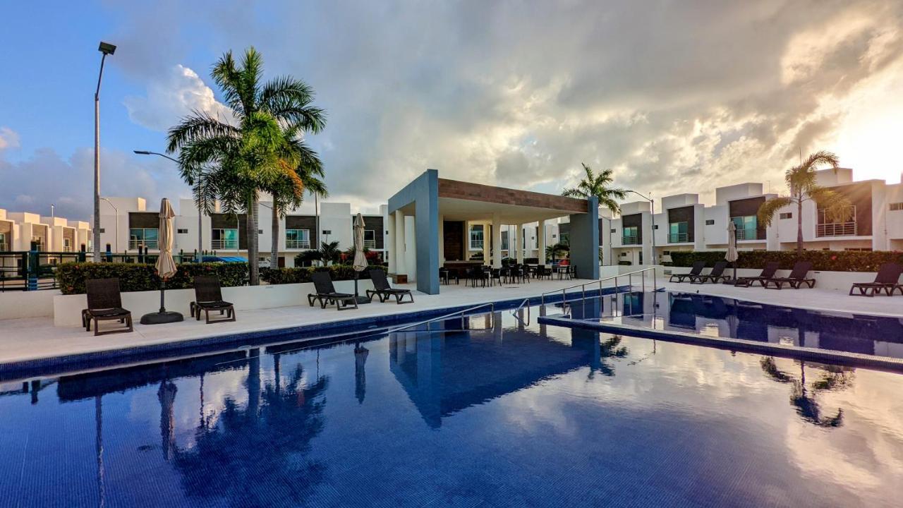 Kings Home - Big Modern House With Pool Cancún Exteriör bild