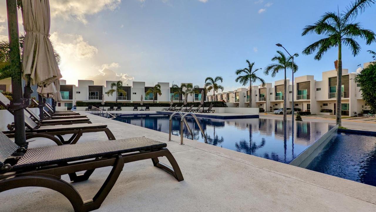 Kings Home - Big Modern House With Pool Cancún Exteriör bild